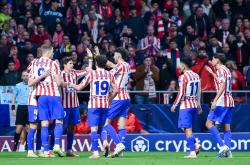 （体育）足球——欧冠：马德里竞技胜圣吉罗斯聯(lián)合