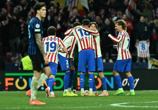 足球|欧冠:马德里竞技胜国际米兰